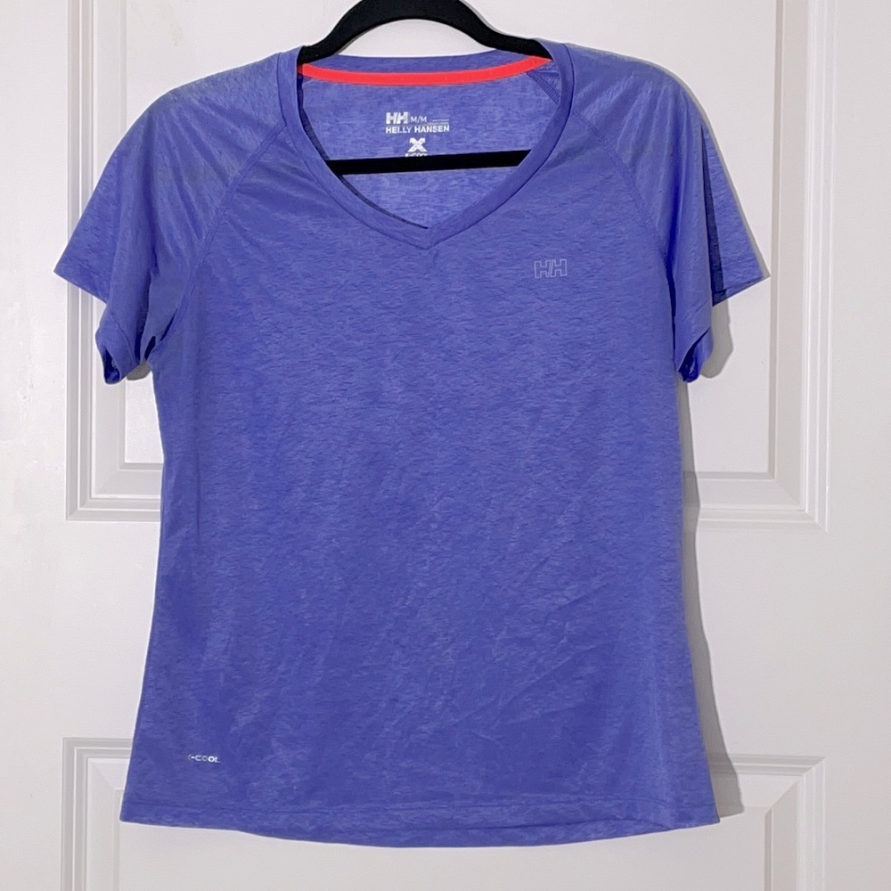 Helly Hansen X Cool Purple Training Top Medium Activewear Workout
